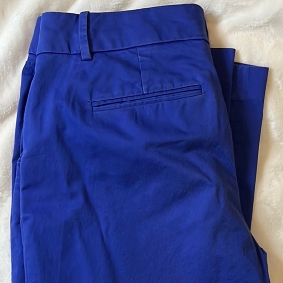 J Crew Blue Cafe Capri pants size 4 - Picture 10 of 11